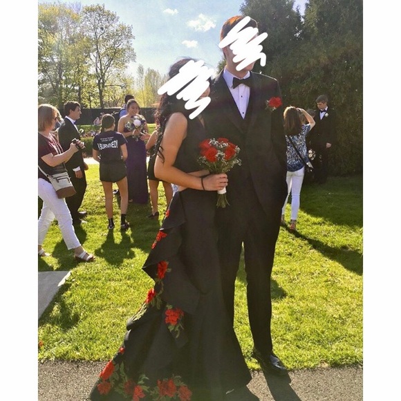 Sherri Hill Mermaid Style Two Piece Prom Dress - Picture 5 of 7